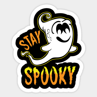 Stay Spooky with this cute Little Ghost Sticker